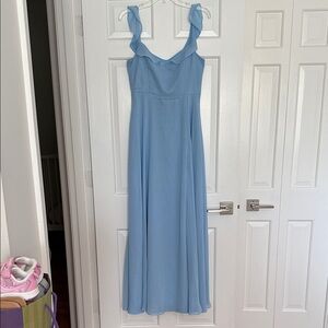 Lulu's Light Blue Bridesmaid Dress